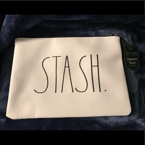 Rae Dunn zippered Stash bag
